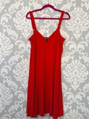 • Michelstudio Collection Red Midi Cami Dress